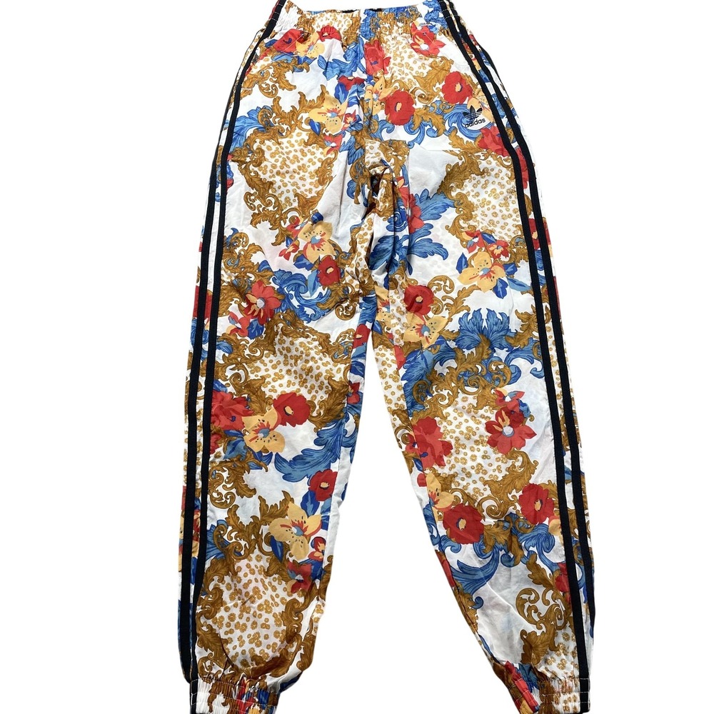 Adidas Track Pants Womens XS Multicolor Floral HER Studio London Baroque GN3383